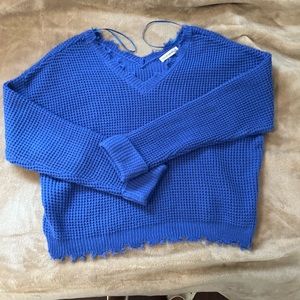 Blue Knitted top